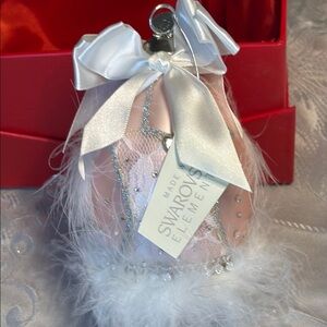 Swarovski Pink Feathered Ornament 2010 St. Jude ~Multiples~